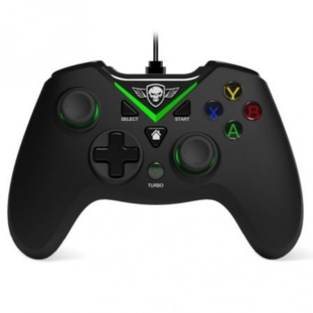 GAMEPAD SPIRIT OF GAMER PGX WIRED 12 BOTÕES C/ VIBRAÇÃO 1.80MT - PC/XBOX ONE